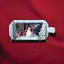 XMIB130 Message in a Bottle kerstkaart - sneeuwpop