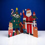 XWB008 laser gesneden kerstkaart Aww! so cute! - kerstboom