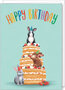 IB053 Grote kaart van Rosie Hilyer - happy birthday - taart