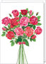IB054 Grote kaart van M.M - boeket rozen