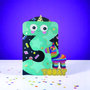 WB022 laser gesneden kaart Aww! so cute! - 3 jaar