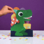 WB014 laser gesneden kaart Aww! so cute! - dinosaurus