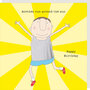 GF596 – Rosie made a thing wenskaart - around the sun