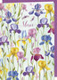 D175 - wenskaart M.M - merci - iris