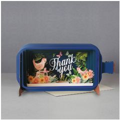 MIB087 Message in a Bottle kaart - thank you | Mano cards groothandel