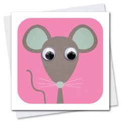 STR035 wenskaart Stripey Cats - beestjes Minty Mouse | Mano cards groothandel