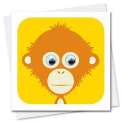 STR039 wenskaart Stripey Cats - safari Ozzie Orangutan | Mano cards groothandel