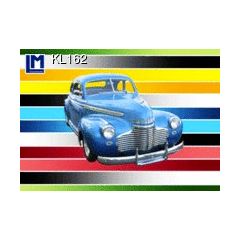 KL162 Wisselbeeldkaart - blauwe auto (achtergrond verandert)