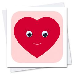 STR934 wenskaart Stripey Cats - fruit en vrienden Lottie Love Heart | Mano cards groothandel