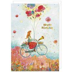 IB031 Grote kaart van Jehanne Weyman - happy birthday