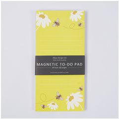NOTE-004 Bijen - magnetisch notitieblok (10 x 21 cm) | Mano cards groothandel