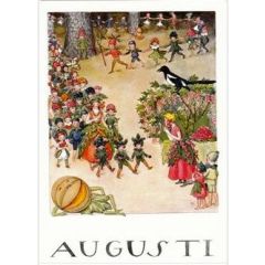 16621 ansichtkaart Elsa Beskow - augusti
