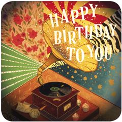 BAR187 Jehanne Weyman kaart - happy birthday to you