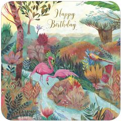 BAR177 Izou kaart - happy birthday - rivier