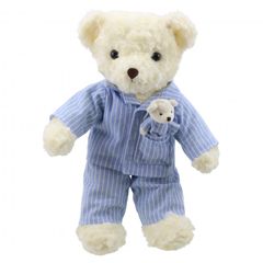 WB005415 Beer in pyjama - Wilberry Dressed Animals | Wilberry Toys | Mano cards groothandel