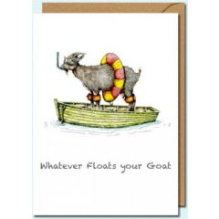 BIP1661 wenskaart - Whatever Floats your Goat