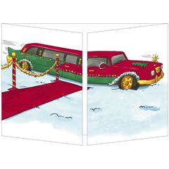 kerst CT124 Cache-Cache uitklapbare kaart - limousine
