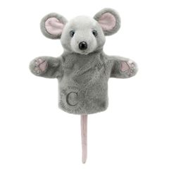 PC008036 Mouse (grey) Muis (grijs) - handschoen handpop | The Puppet Company | Mano cards groothandel