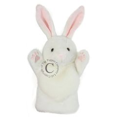PC008027 Rabbit (white) Konijn (wit) - handschoen handpop | The Puppet Company | Mano cards groothandel
