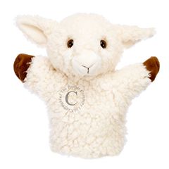 PC008028 Sheep (white) Schaap (wit) - handschoen handpop | The Puppet Company | Mano cards groothandel