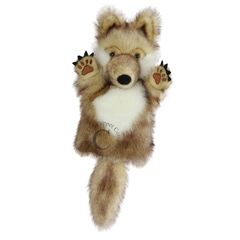 PC008029 Wolf - handschoen handpop | The Puppet Company | Mano cards groothandel