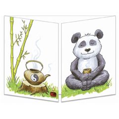 CT294 Cache-Cache uitklapbare kaart - panda