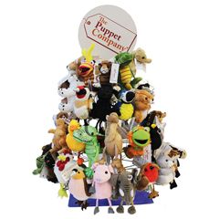 PC005021 vingerpoppen standaard 56 armig  | The Puppet Company | Mano cards groothandel