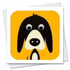 STR013 wenskaart Stripey Cats - boerenerf Donnie Dog | Mano cards groothandel