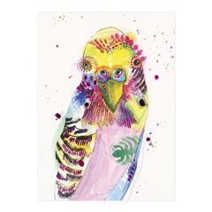 ES340 – Eclectic Selection - wenskaart Santoro - Watercolour Cockatiel | mano cards groothandel