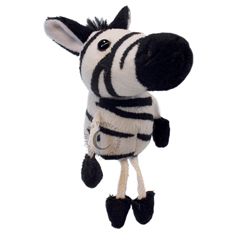 PC020206 Zebra - vingerpop  | The Puppet Company | Mano cards groothandel