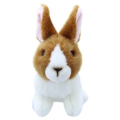 WB005023 Rabbit (Brown and white) - Konijn (Buin-wit) - Wilberry Minis | Mano Cards Groothandel