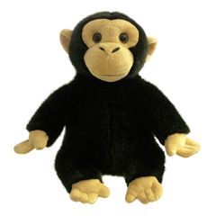 PC001820 Chimpansee aap - full-bodied animal - handpop | Mano cards groothandel
