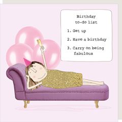 GF538 – Rosie made a thing wenskaart - bday to do | Mano cards groothandel