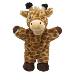 PC006207 Eco Walking Puppet Giraffe Giraf- handpop | The Puppet Company | Mano cards groothandel