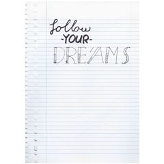 MH071 Grote kaart Mano - follow your dreams | Mano cards groothandel