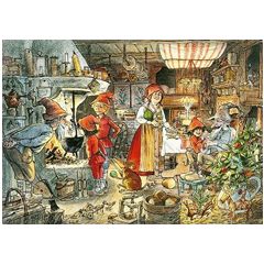 16027 ansichtkaart - koken kerst| mano cards groothandel