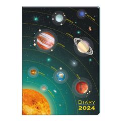 DIA167 - Zonnestelsel -  2024 A5 agenda | Santoro London | Mano cards groothandel