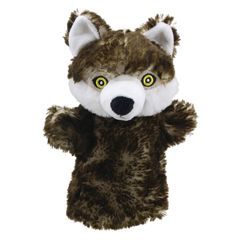 PC004630 Wolf - handpop | The Puppet Company | Mano cards groothandel