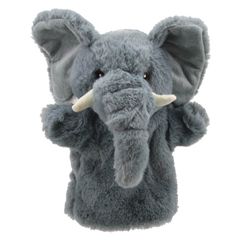 PC004611 Elephant Olifant - handpop eco | The Puppet Company | Mano cards groothandel