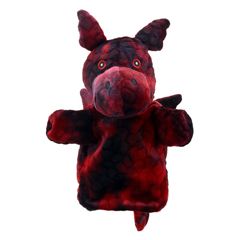 PC004634 Dragon (red) Draak (rood) - handpop | The Puppet Company | Mano cards groothandel