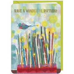 DO116 - wenskaart Muriel Kerba  - have a wonderful birthday - taart | Mano cards groothandel