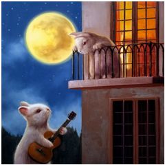 CHP1737 Lucia Heffernan kaart - Moonlight Serenade