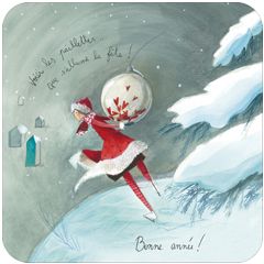 BA602 Anne - Sophie Rutsaert kerstkaart - bonne année | mano cards groothandel