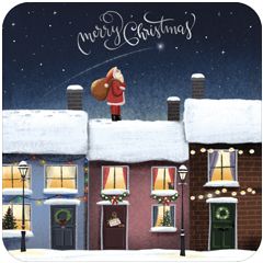BA637  Rosie Hilyer kerstkaart - Merry Christmas | mano cards groothandel
