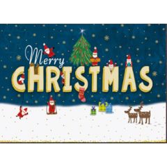 038.22380 kerstkaart busquets -  merry christmas | Mano cards groothandel