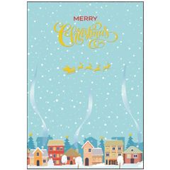 037.22379 kerstkaart busquets -  merry christmas - arrenslee | Mano cards groothandel