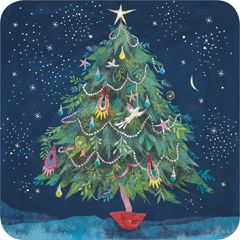 kBA645 Izou kerstkaart - kerstboom | Correspondances | Mano cards groothandel