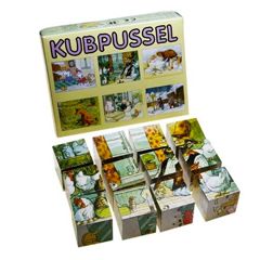 houten blokken kubuspuzzel - diverse verhaaltjes - 3211 | Mano cards groothandel
