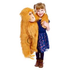 PC004101 Orangutan aap - Large Primates - handpop  | The Puppet Company | Mano cards groothandel