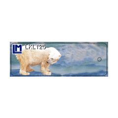 Lkl125 3D Boekenlegger - ijsbeer